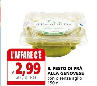 Il Gigante Il Pesto Di Prà Alla Genovese Con O Senza Aglio offerta