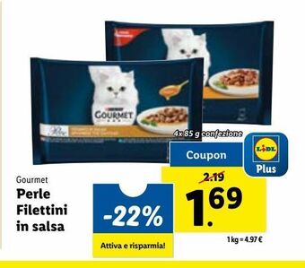 Lidl Perle filettini in salsa offerta