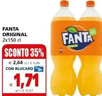 Il Gigante Coca Cola Coca-Cola - Fanta Aranciata 1500 G(ml) offerta