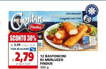 Il Gigante Findus Bastoncini offerta