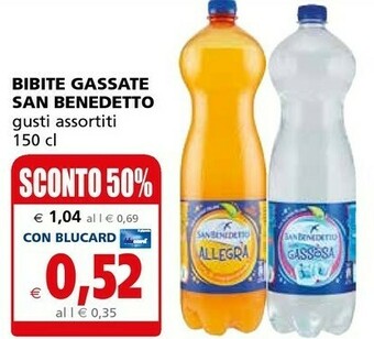 Il Gigante San Benedetto Bibite Gassate offerta