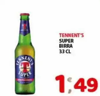 Mio Market Tennent's Super Birra 33 cl offerta