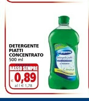 Il Gigante Detersivo piatti offerta