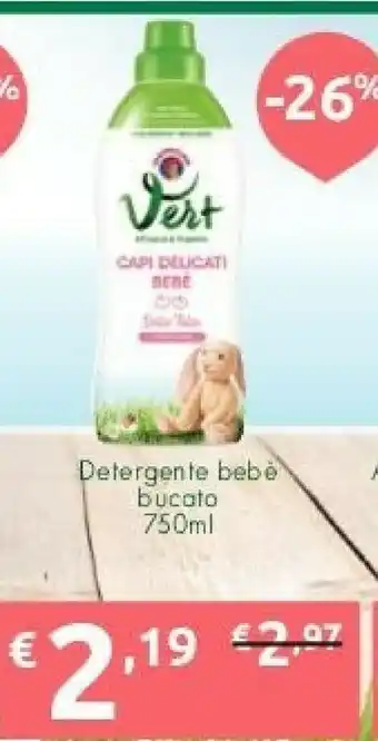 Ipersoap Vert Detergente Bebe Bucato 750 Ml offerta