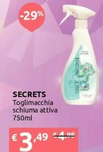 Secrets Toglimacchia Schiuma Attiva 750 Ml
