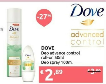 Ipersoap Dove Deodorante offerta