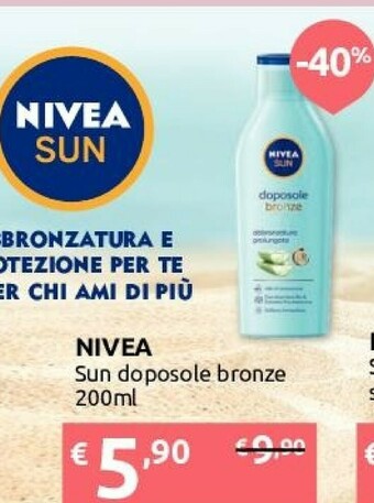 Ipersoap Nivea Crema solare offerta