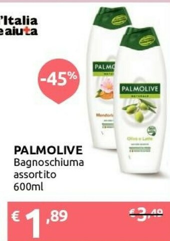 Ipersoap Palmolive Bagnoschiuma offerta