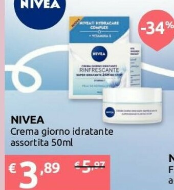 Ipersoap Nivea Crema viso offerta