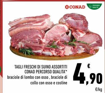 Conad Tagli freschi di suino assortiti conad percorso qualità offerta