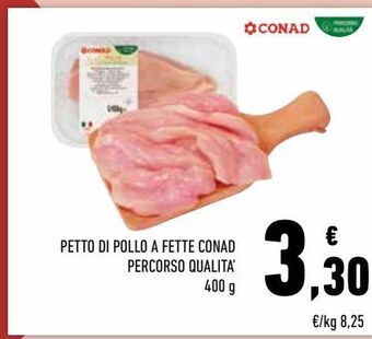 Conad Petto di pollo a fette conad percorso qualità offerta