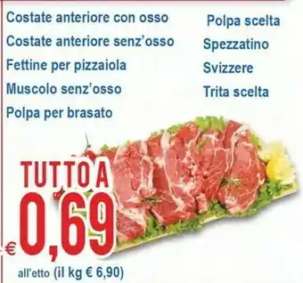 MD Discount Costate Anteriore Con Osso Bovino Adulto offerta