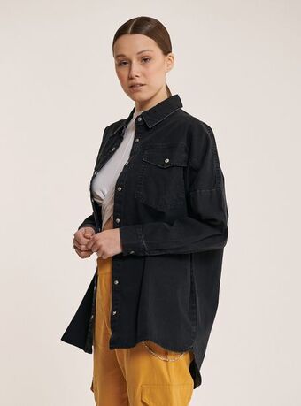 Alcott Camicia oversize in denim offerta
