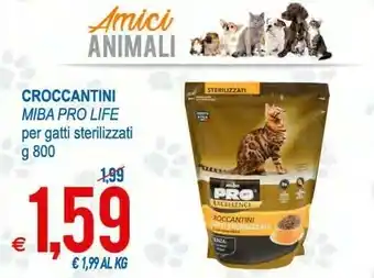 MD Discount Miba Pro Life Croccantini Per Gatti Sterilizzati offerta