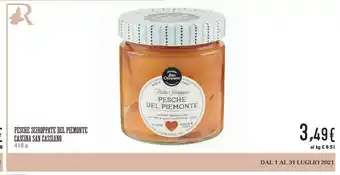 Conad City Cascina san cassiano Pesche Sciroppate Del Piemonte offerta