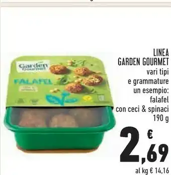 Conad Superstore Garden gourmet Garden Gourmet - Falafel Con Ceci E Spinaci 190 G(ml) offerta