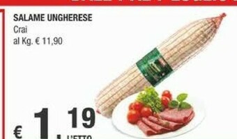 Crai Salame offerta