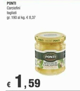 Crai Ponti Carciofini sott'olio offerta