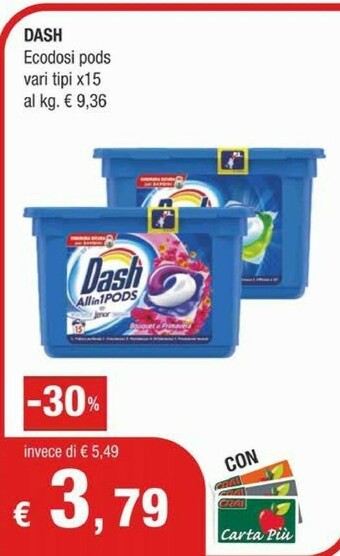 Crai Dash Detersivo lavatrice offerta