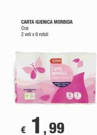 Crai Carta igienica offerta