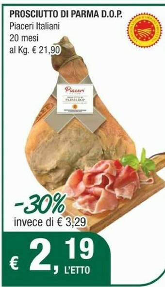 Crai Prosciutto di Parma offerta