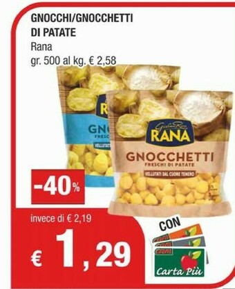 Crai Rana Gnocchi di patate offerta