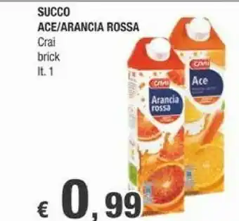 Crai Ace Succhi di frutta offerta