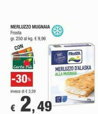 Crai Frosta Filetti di merluzzo offerta