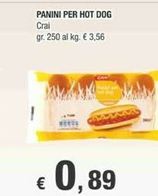 Crai Pane offerta