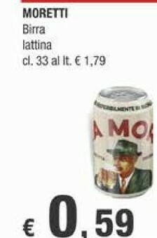 Crai Moretti Birra offerta