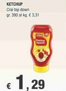 Crai Ketchup offerta