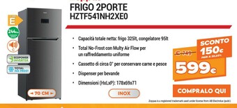 Zoppas Frigo 2 Porte HZTF541NH2XE0