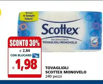 Il Gigante Scottex Tovaglioli offerta