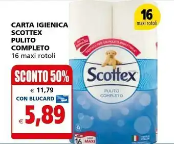 Il Gigante Scottex Carta igienica offerta