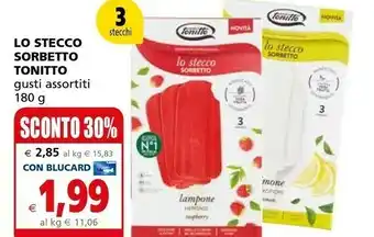 Il Gigante Sorsetto Sorbetto offerta