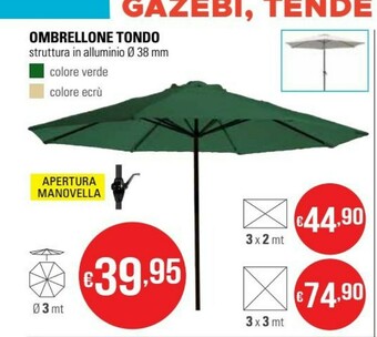 La Prealpina Ombrelloni da giardino offerta