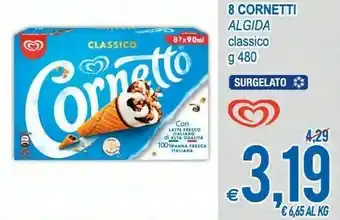 MD Discount Algida Cornetto Classico Formato Speciale 480 G(ml) offerta