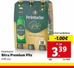 Lidl Birra premium pils offerta