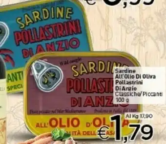 Crai Pollastrini di anzio Sardine offerta