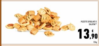 Conad Pizzette sfogliate e salatini** offerta