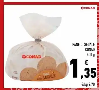 Conad Pane di segale conad offerta