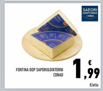 Conad Fontina dop sapori&dintorni conad offerta