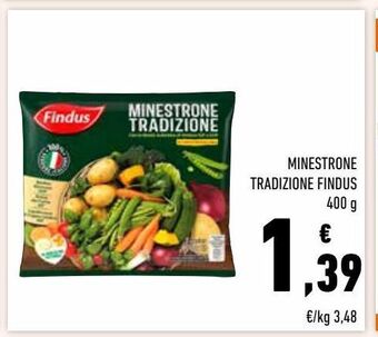 Conad Minestrone tradizione findus offerta