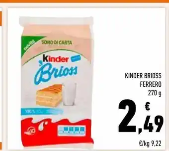 Conad Kinder brioss ferrero offerta