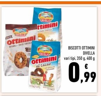 Conad Biscotti ottimini divella offerta