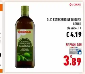 Conad Olio extravergine di oliva conad offerta