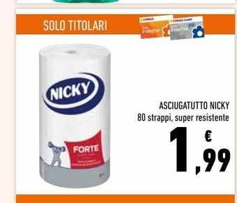 Conad Asciugatutto nicky offerta