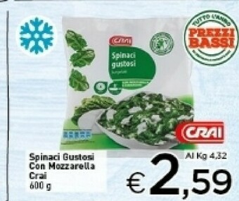 Crai Spinaci offerta