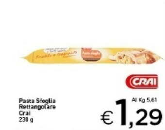 Crai Pasta sfoglia offerta