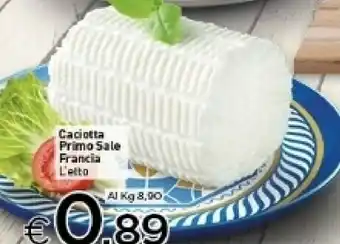 Crai Primo sale Caciotta offerta
